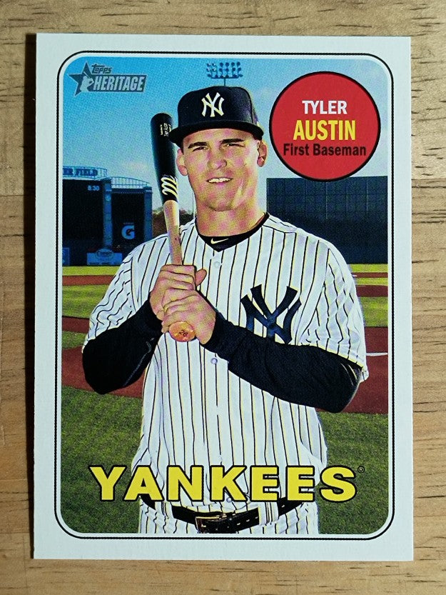 2018 Topps Heritage #696 Tyler Austin