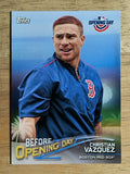 2018 Topps Opening Day Before Opening Day #BODCV Christian Vazquez