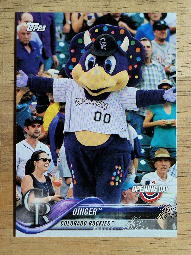 2018 Topps Opening Day Mascots #M10 Dinger