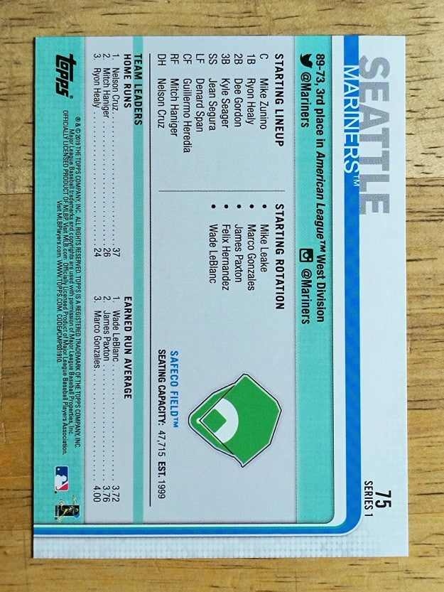 2019 Topps #75 Safeco Field