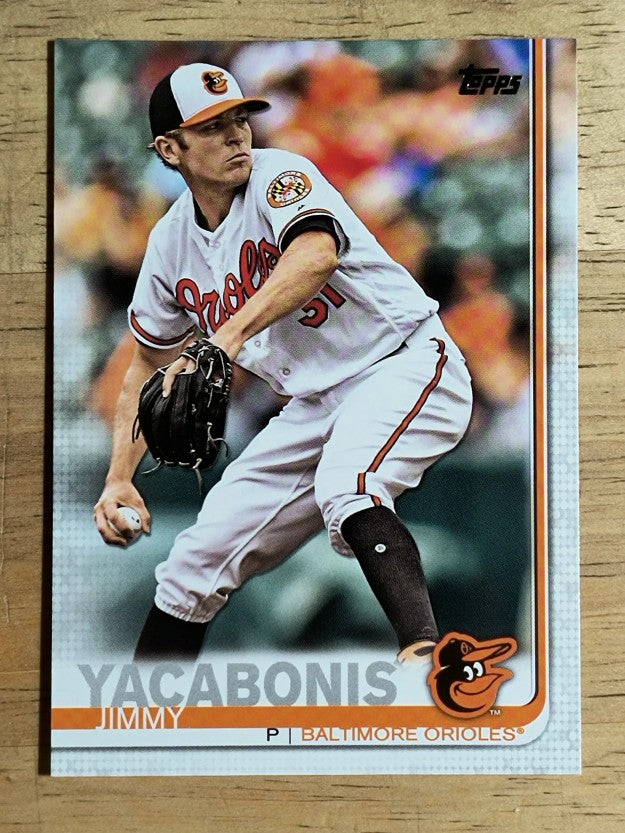 2019 Topps #575 Jimmy Yacabonis RC