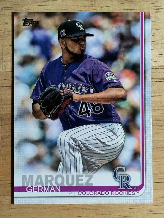 2019 Topps #602 German Marquez