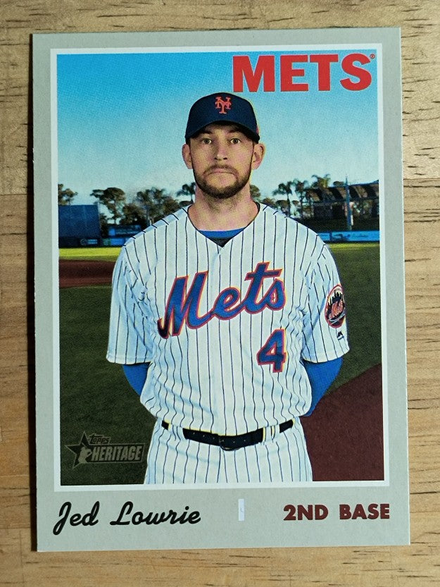 2019 Topps Heritage #557 Jed Lowrie