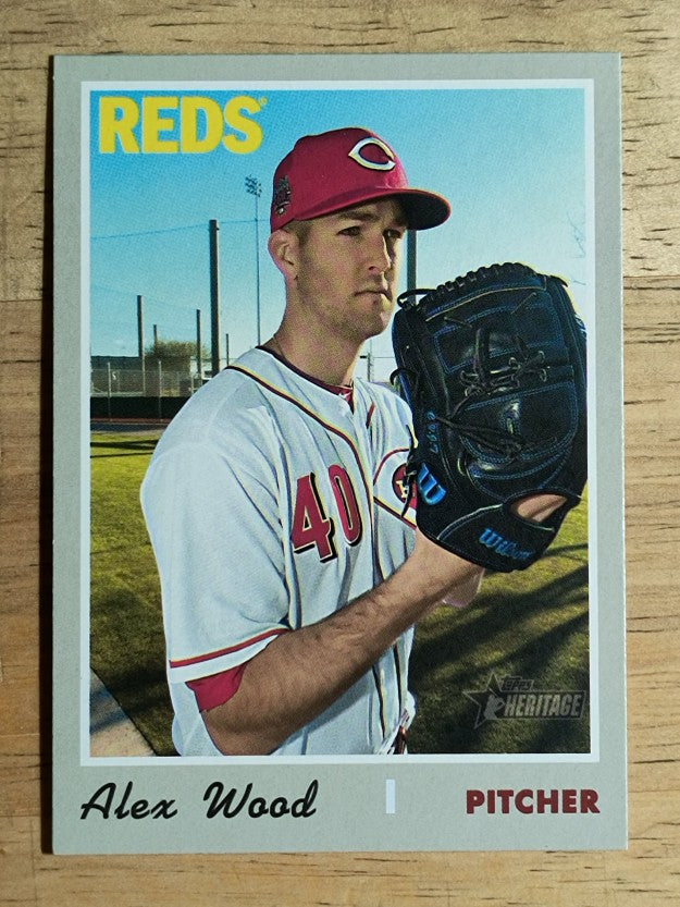 2019 Topps Heritage #567 Alex Wood