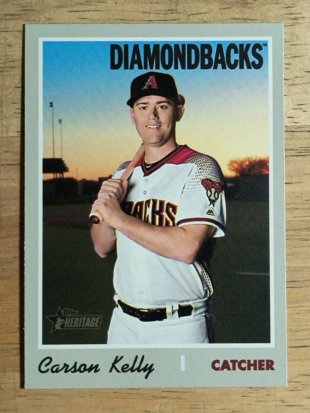 2019 Topps Heritage #592 Carson Kelly