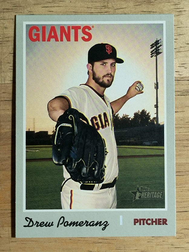 2019 Topps Heritage #601 Drew Pomeranz