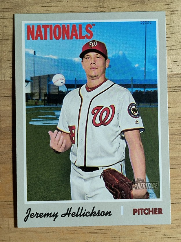 2019 Topps Heritage #619 Jeremy Hellickson