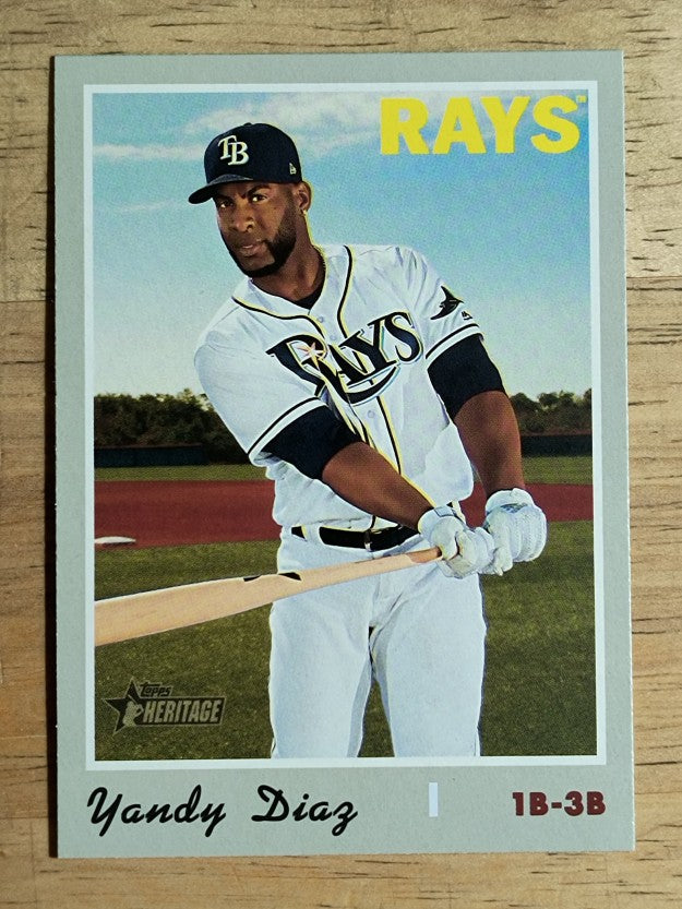 2019 Topps Heritage #636 Yandy Diaz