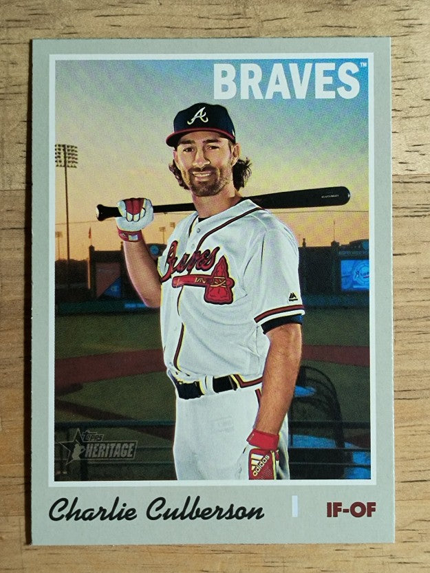 2019 Topps Heritage #682 Charlie Culberson