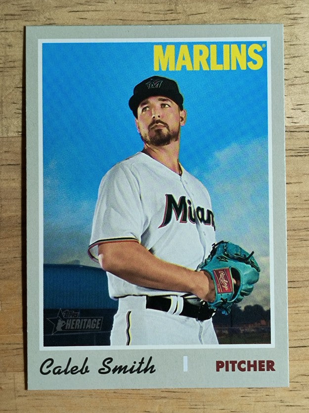 2019 Topps Heritage #699 Caleb Smith