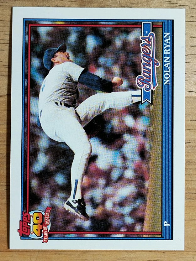 1991 Topps #1 Nolan Ryan