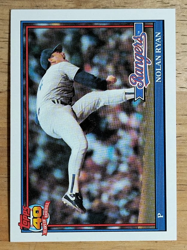 1991 Topps #1 Nolan Ryan