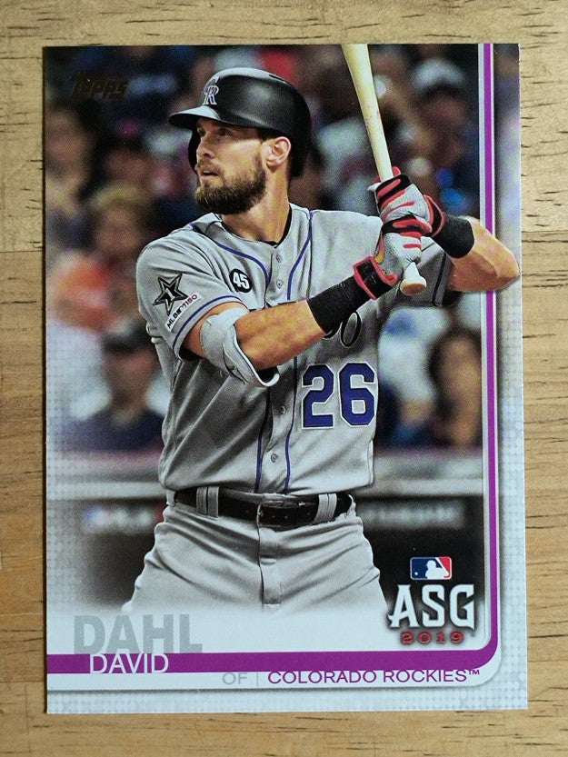 2019 Topps Update #US42 David Dahl AS