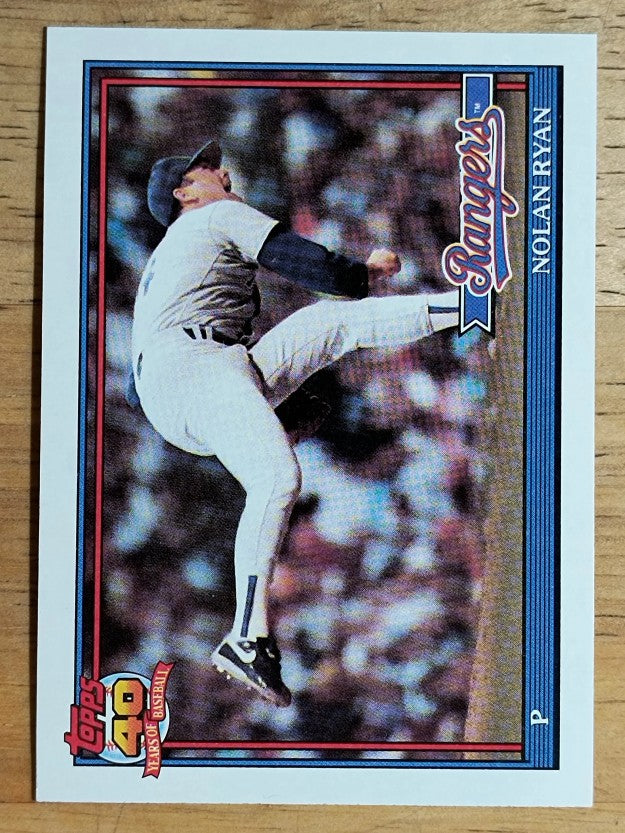 1991 Topps #1 Nolan Ryan