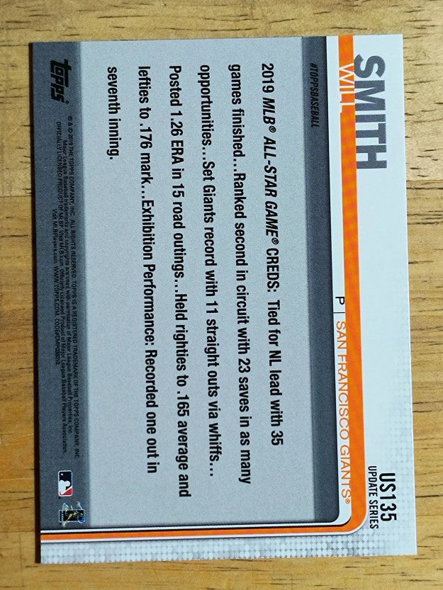 2019 Topps Update #US135 Will Smith AS