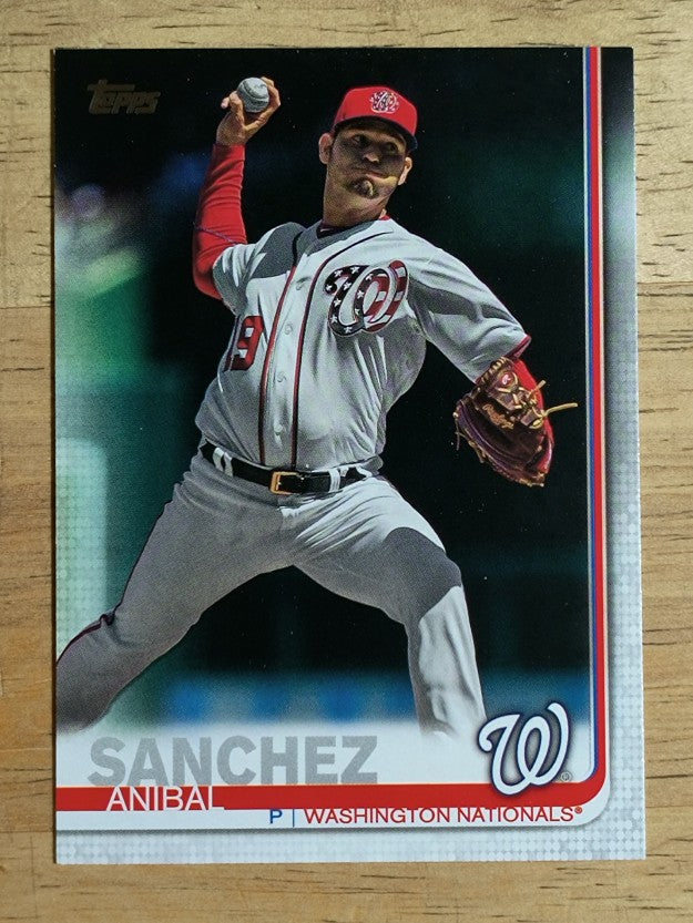 2019 Topps Update #US176 Anibal Sanchez