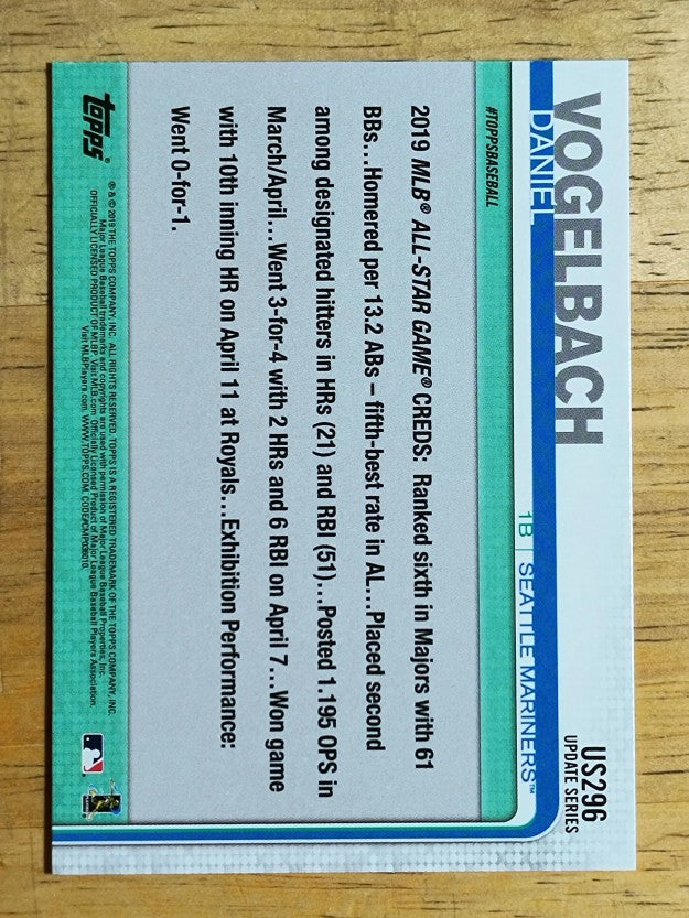 2019 Topps Update #US296 Daniel Vogelbach AS