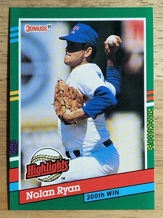 1991 Donruss Bonus Cards #BC15 Nolan Ryan 300W