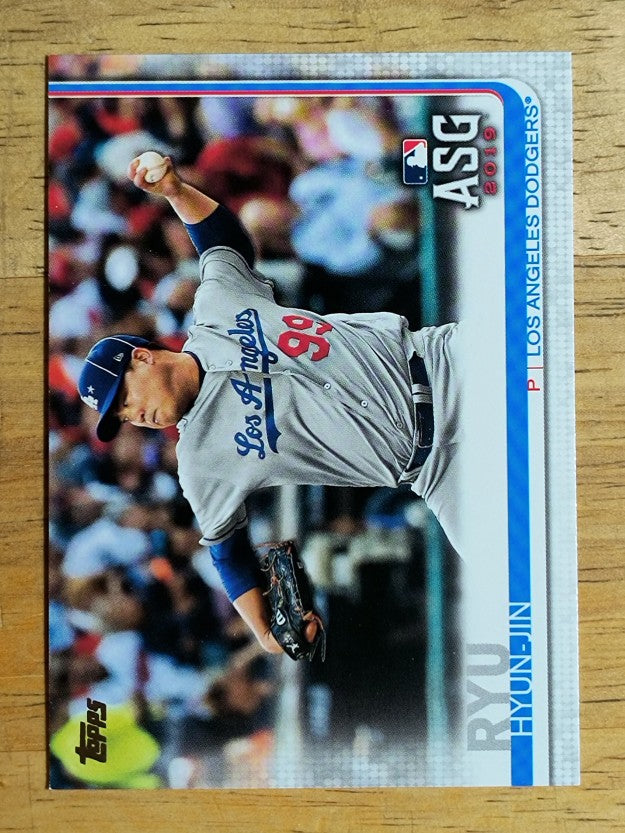 2019 Topps Update #US297 Hyun-Jin Ryu AS