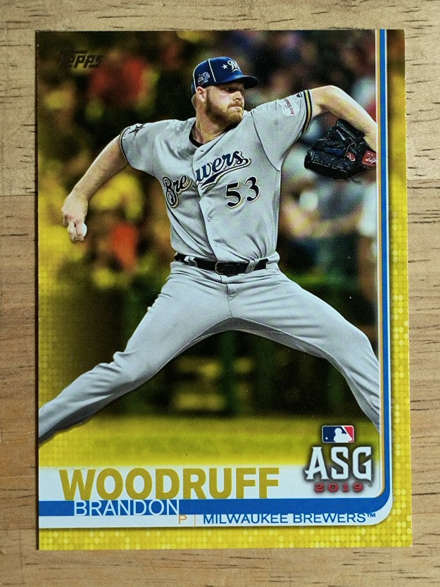 2019 Topps Update Walgreens Yellow #US141 Brandon Woodruff AS