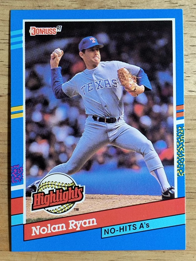 1991 Donruss Bonus Cards #BC3 Nolan Ryan NH