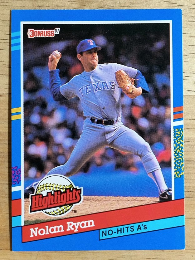 1991 Donruss Bonus Cards #BC3 Nolan Ryan NH