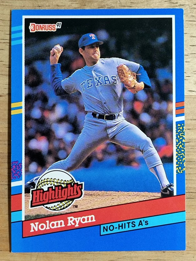 1991 Donruss Bonus Cards #BC3 Nolan Ryan NH