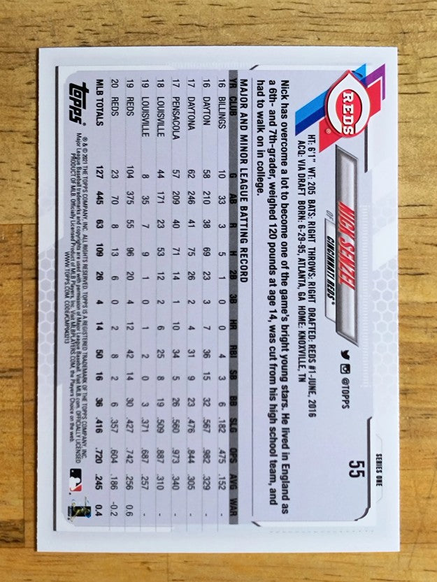 2021 Topps #55 Nick Senzel