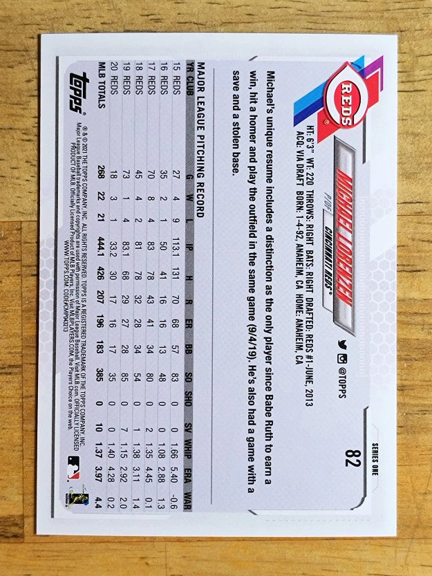 2021 Topps #82 Michael Lorenzen