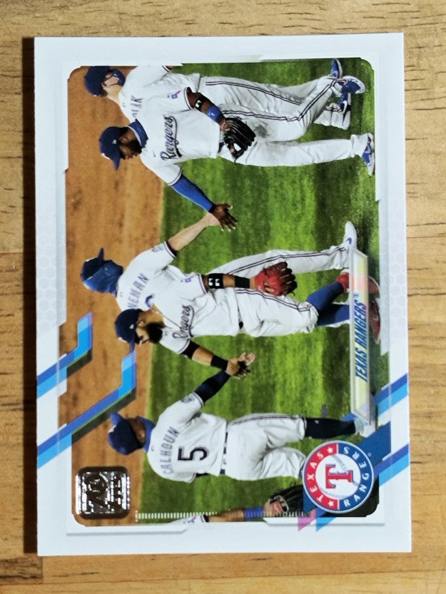 2021 Topps #283 Texas Rangers TC