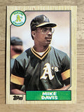 1987 Topps #83 Mike Davis