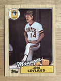 1987 Topps #93 Jim Leyland MG/TC RC
