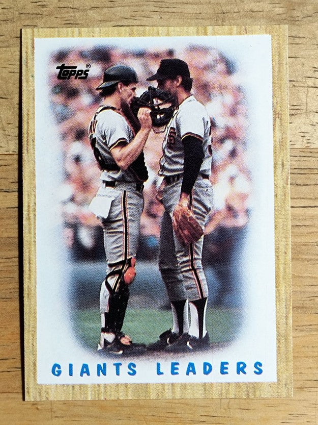 1987 Topps #231 Giants Team/Bob Brenly/Jim Gott
