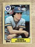 1987 Topps #250 Teddy Higuera