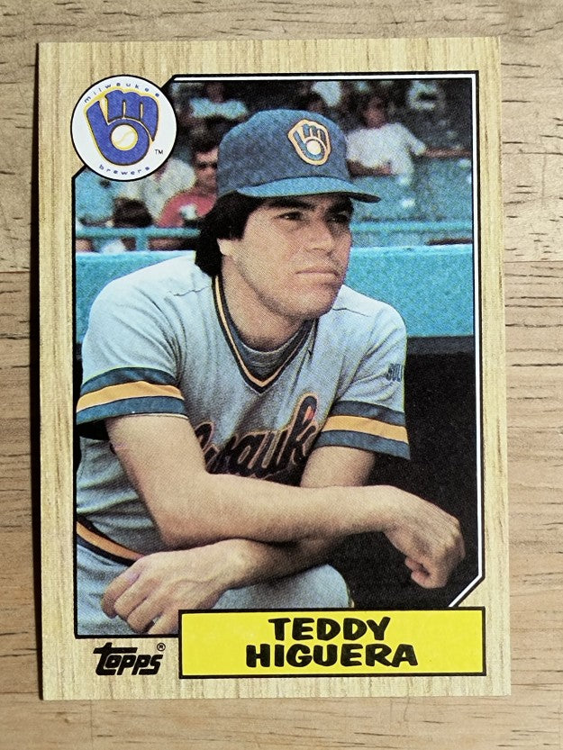 1987 Topps #250 Teddy Higuera
