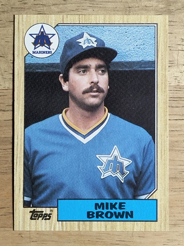 1987 Topps #271 Mike G. Brown