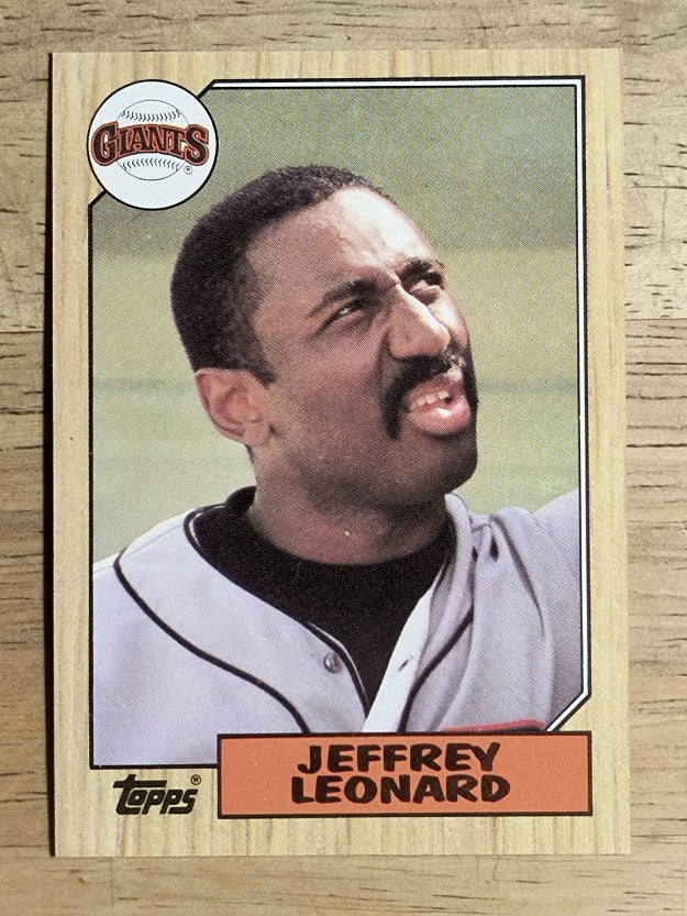1987 Topps #280 Jeff Leonard