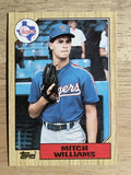 1987 Topps #291 Mitch Williams RC