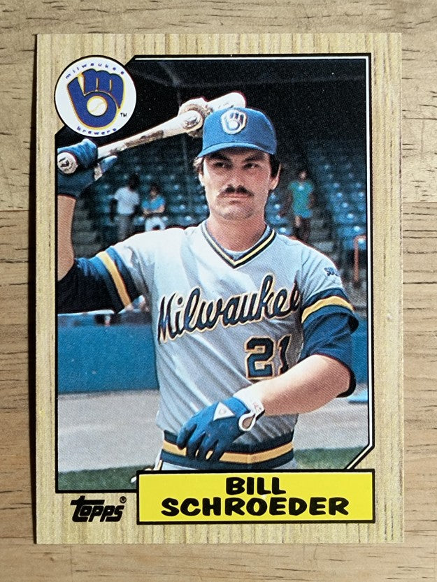 1987 Topps #302 Bill Schroeder