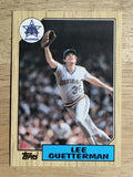 1987 Topps #307 Lee Guetterman