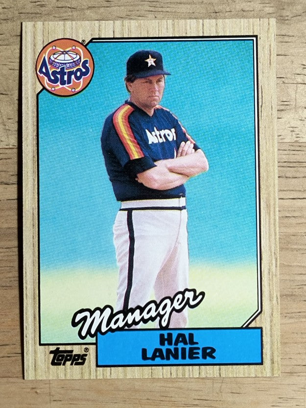 1987 Topps #343 Hal Lanier MG