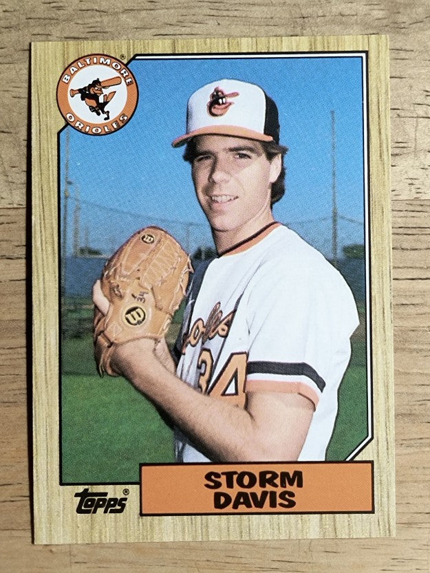 1987 Topps #349 Storm Davis