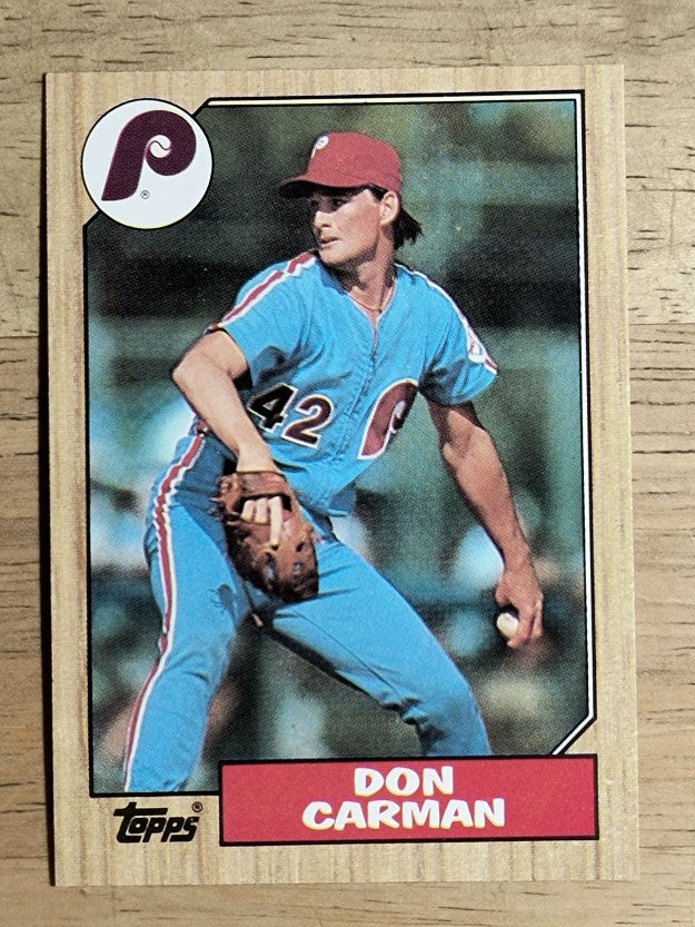 1987 Topps #355 Don Carman