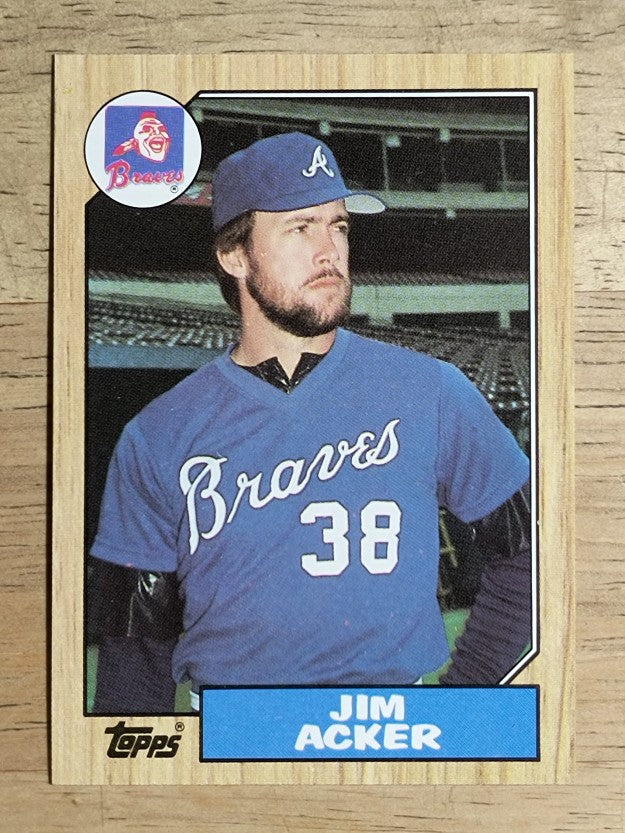 1987 Topps #407 Jim Acker