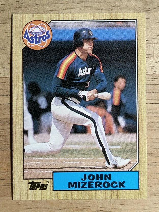 1987 Topps #408 John Mizerock