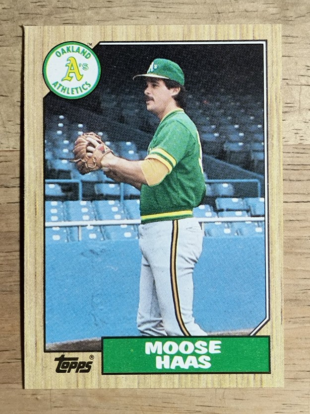 1987 Topps #413 Moose Haas