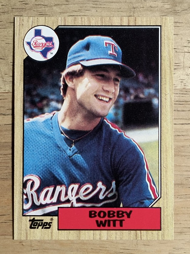 1987 Topps #415 Bobby Witt RC