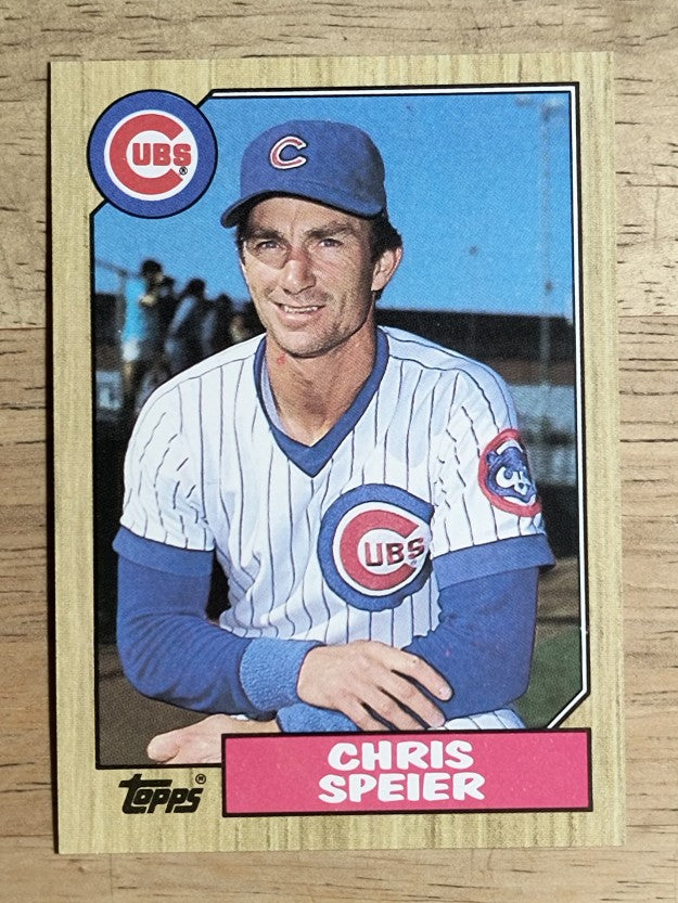 1987 Topps #424 Chris Speier