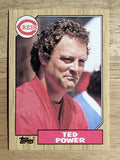 1987 Topps #437 Ted Power