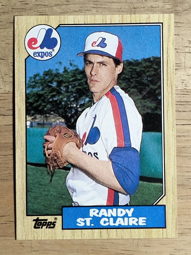 1987 Topps #467 Randy St.Claire
